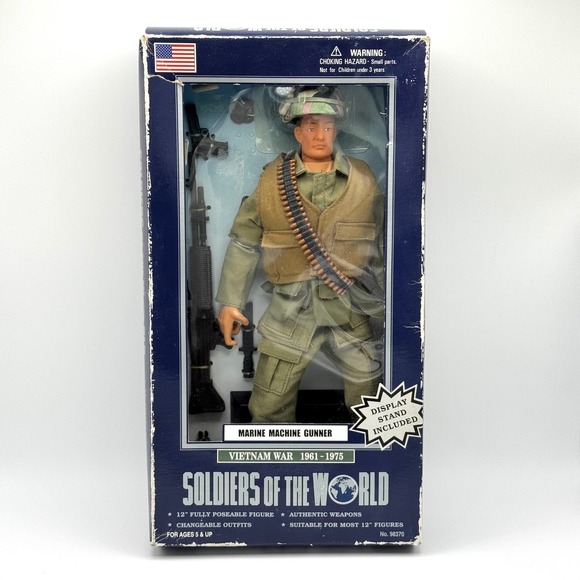 Soldiers of the World Other - Vietnam War Marine Machine Gunner Soldiers Of The World 1998 Action Figure